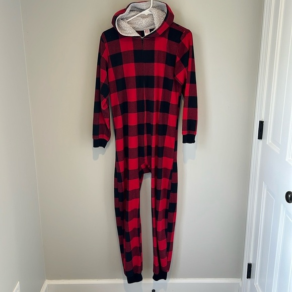 Boys XL X-Large Lot of 3 Pajamas Fleece Thermal Separates One Piece Pants 14 - Picture 12 of 15